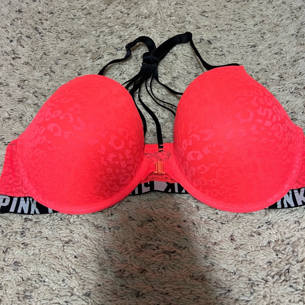 💕PINK Push-Up Strappy Back Bra💕NWOT